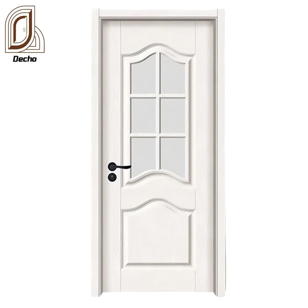 Factory Direct Selling Solid Hardwood Wood Front Doors and Frame for Sale