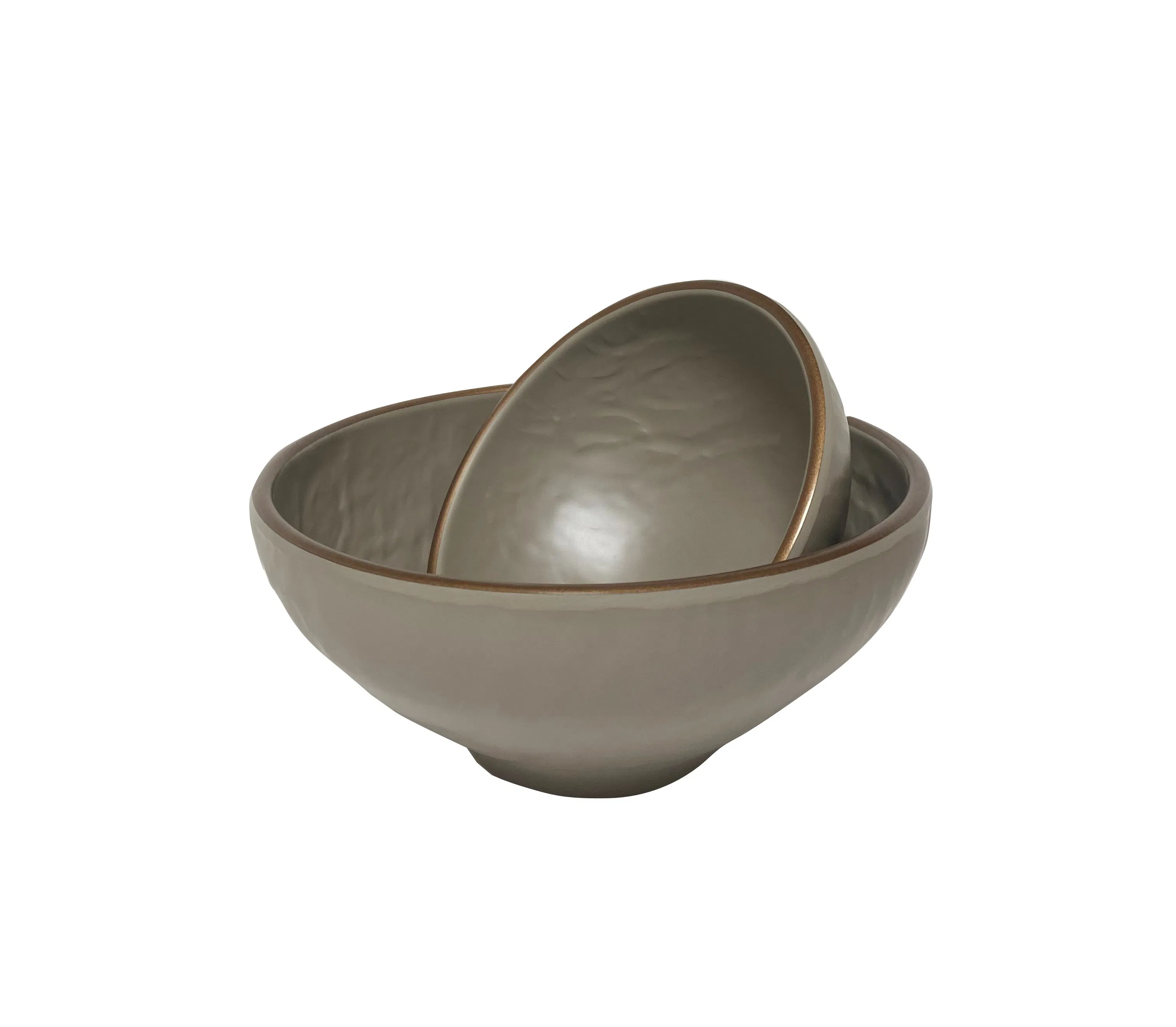 Heat Resistant Melamine Bowl Kitchen Use Plastic Soup Bowl Set Customized Decals Factory Wholesale Round Melamine Soup Bowl