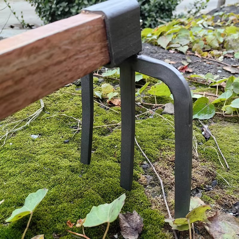 High Quality Handheld Hoe Garden Hand Tool Weeding Hoe with Wood Handle