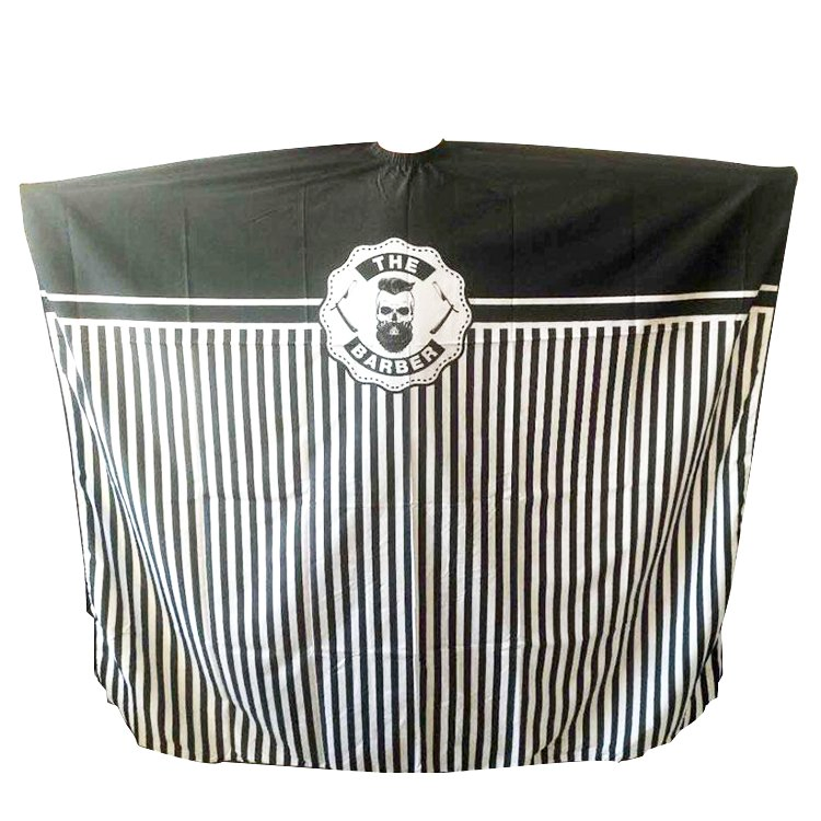 Wholesale Printed Waterproof Barber Salon Hairdresser Apron Non-Stick Hair Cutting Apron