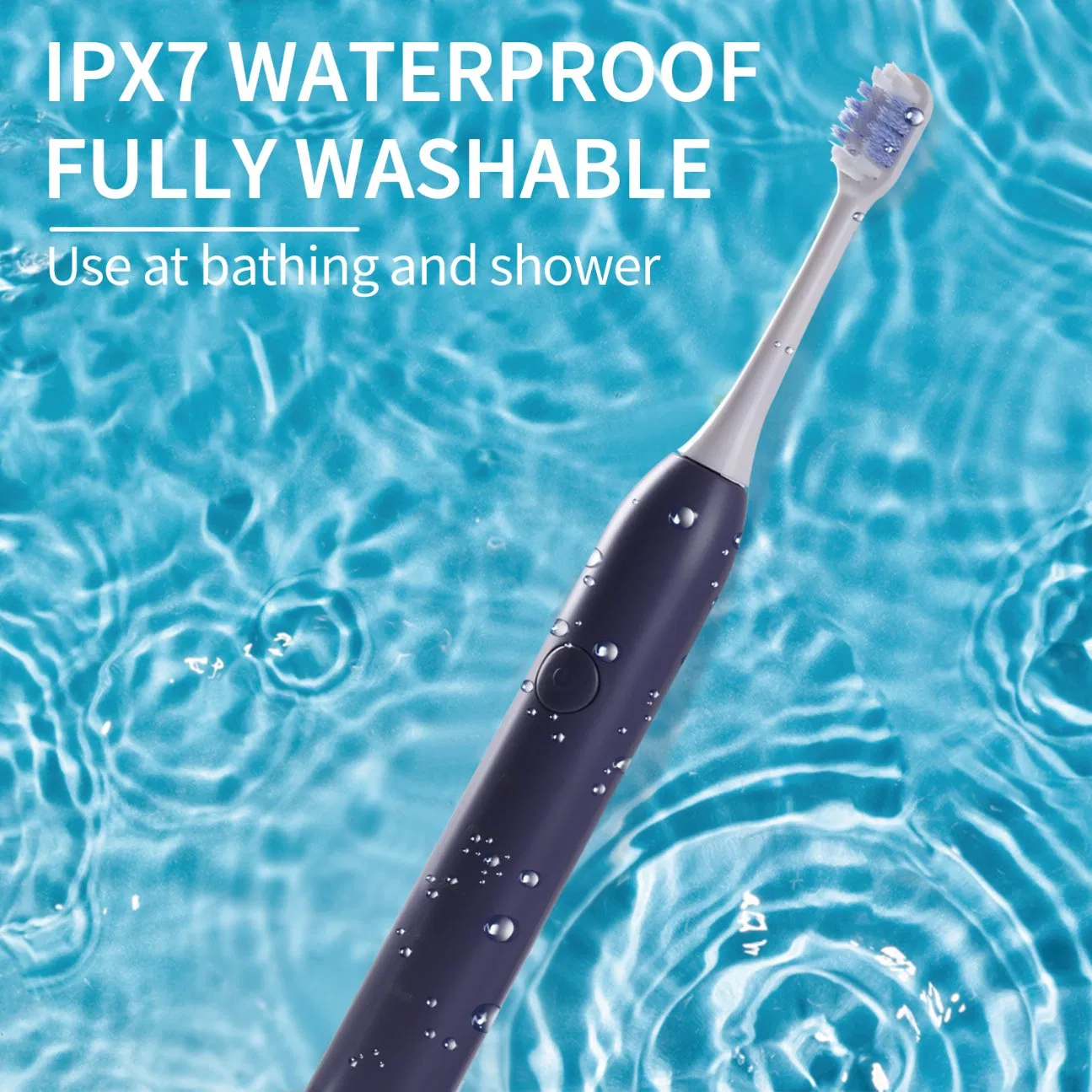 Ipx7 Waterproof Customizable Intelligent Electric Toothbrush with FDA