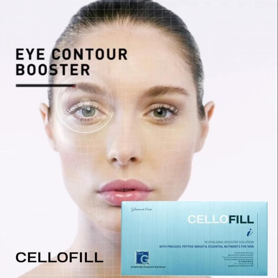 Cellofill I Eyes Skin Booster Smoothing Eye Lines Eyelid Lift Brightening "Panda Eye"