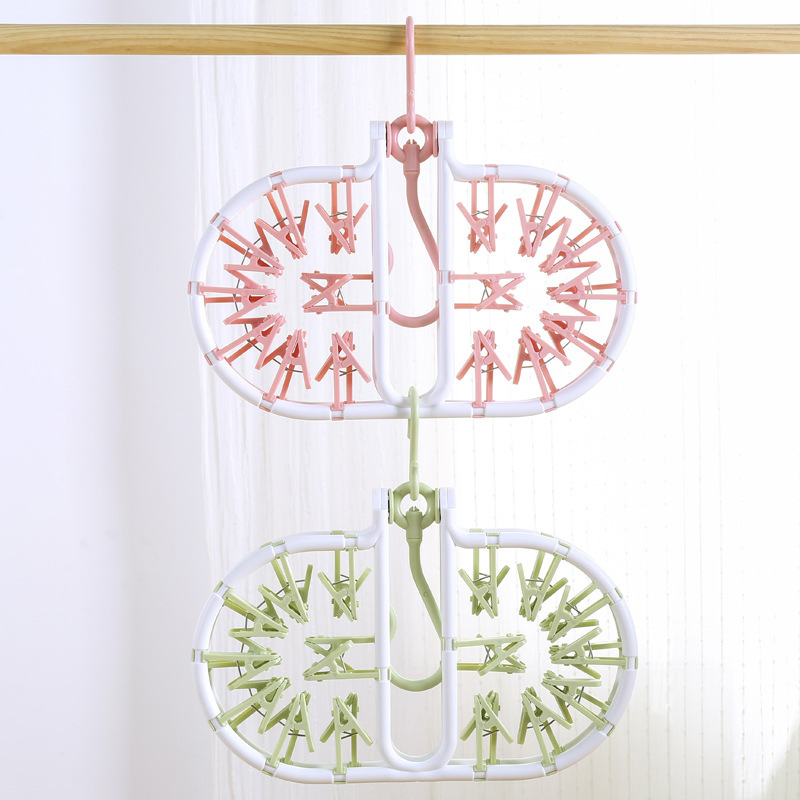 Folding Hangers Rack with PP Plastic for Home Useage