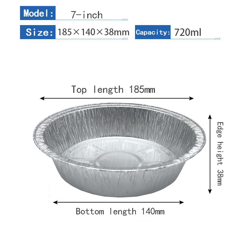 Direct Sales of 8-Inch Disposable Aluminum Foil Lunch Boxes