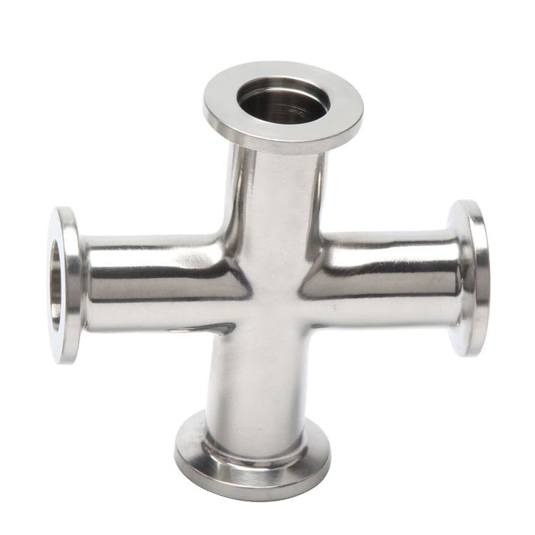 High-Performance Vacuum Cross Connector with ANSI/DIN/GB Standard Options