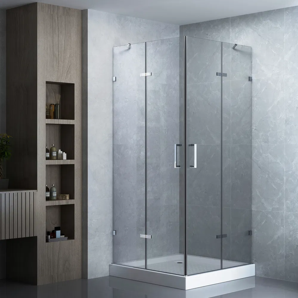 European 6mm Tempered Glass Walk in Shower Enclosure for Sale