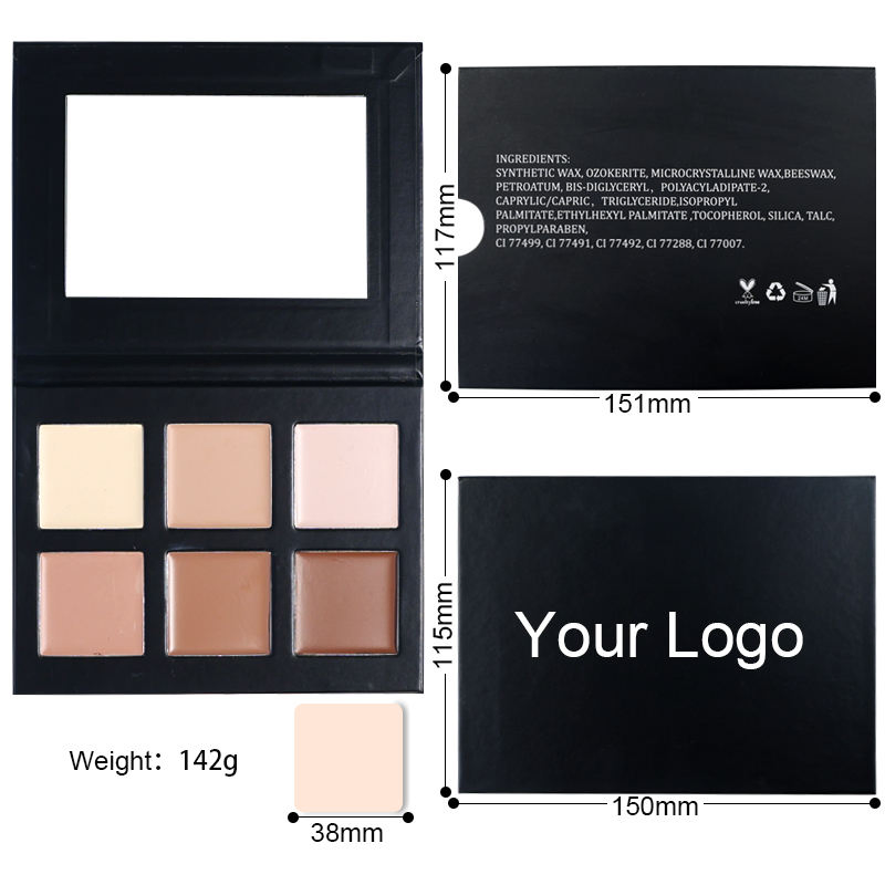High Quality Palette Contouring Powder Makeup Face Contour Cream Concealer Palette