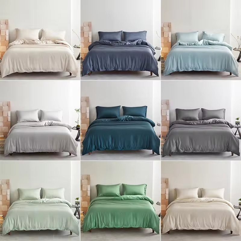 100% Viscose From Bamboo Luxury Like Silk Sheets Beddings Bed Sheet