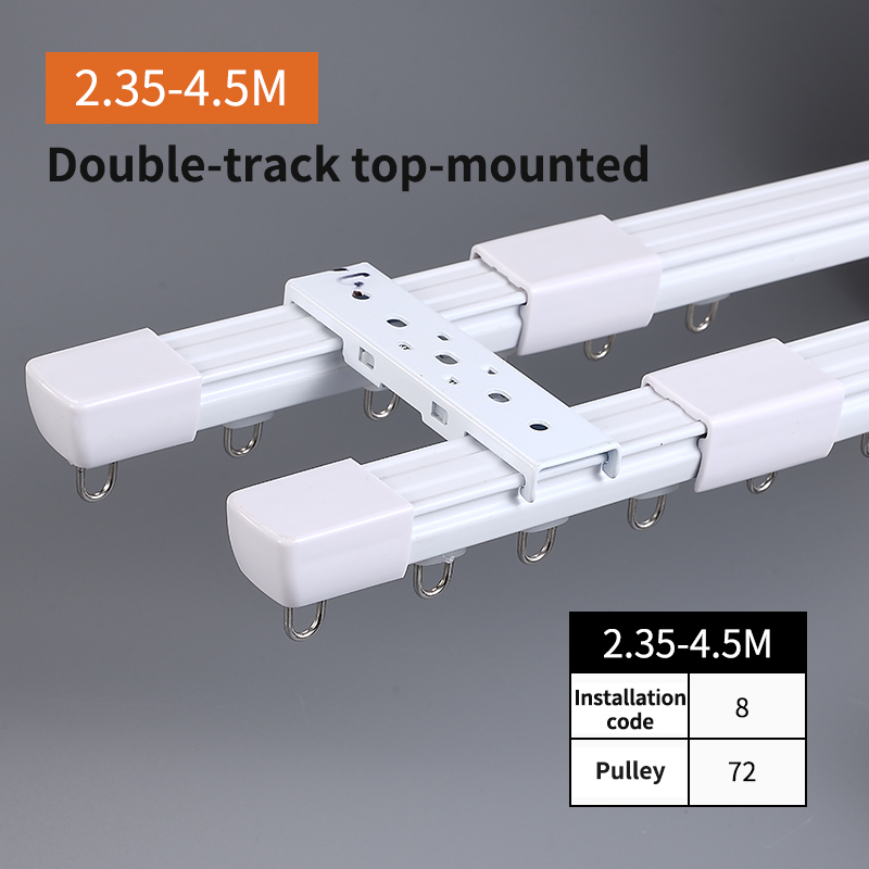 Manufacturer of Top/Side Mounted Silent Retractable Curtain Tracks for Best-Selling Hotel Windows