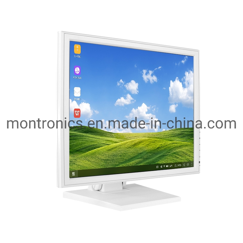 Energy Star OEM High Brightness Medical White Monitor 17 Inch Touch Screen Monitor Medical Display for Hospital White Touch Monitor with En60601 Certified