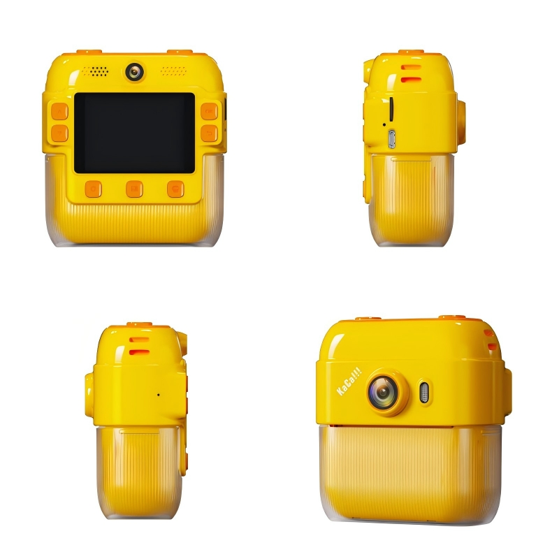 Children's Digital Camera with 2.4" LCD Screen Auto Focus Simple Button Toy Camera with Games