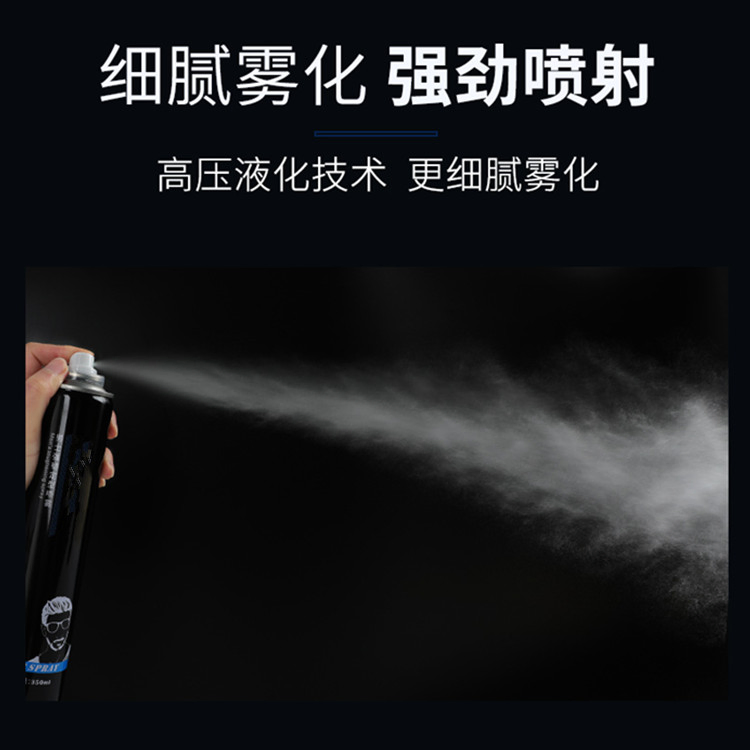 OEM Men Fashion Professional Style Natural Long-Lasting Stereotypes Glitter Hair Spray