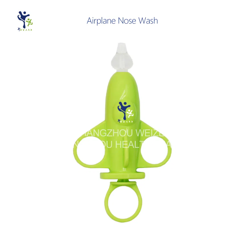 CE Baby Nose Wash Syringe Type Plane 3-Ring Design Aspirator Saline Nasal Irrigator