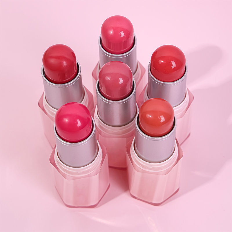 Long-Lasting Blush Stick with Pearlescent Matte Finish for a Natural Nude Look