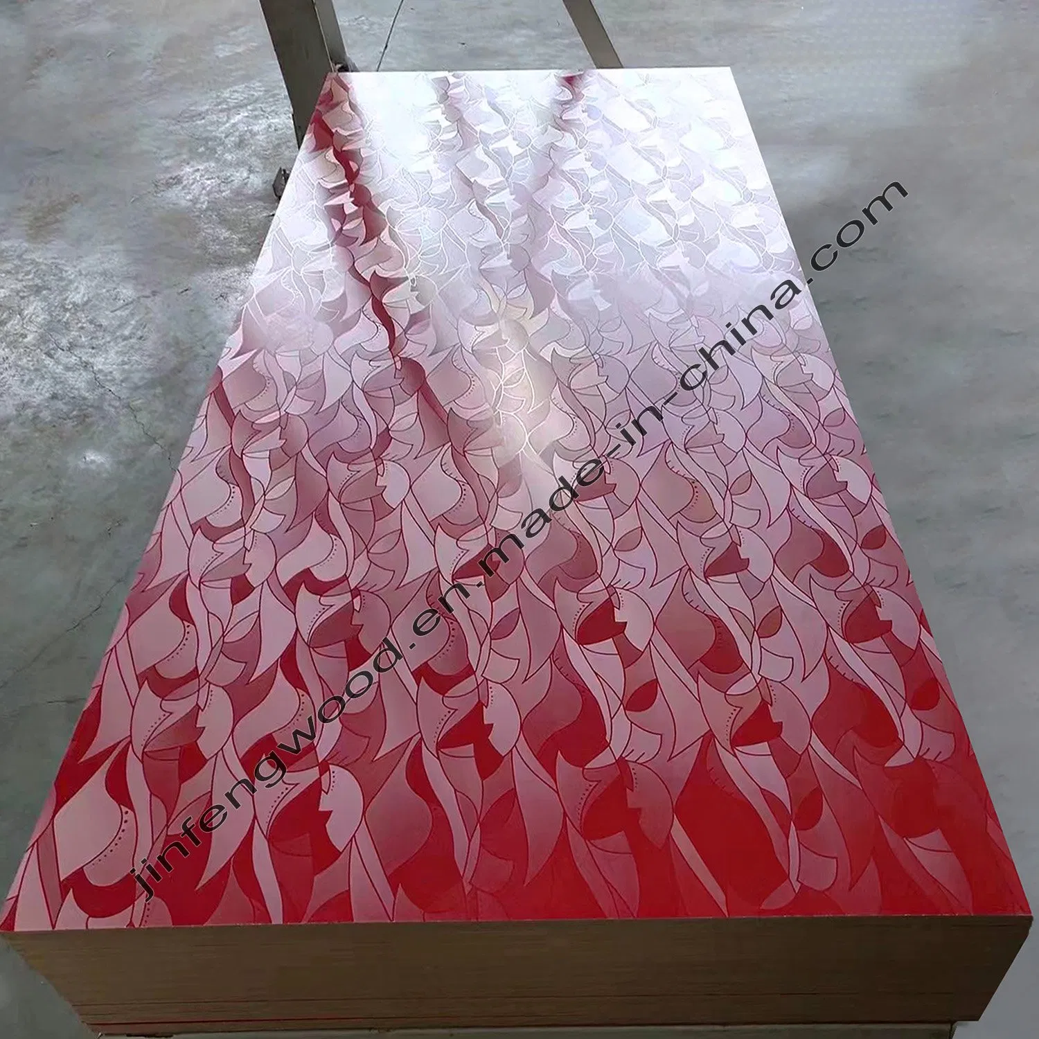 Leaf Texture Finish Supermarket 14mm Thickness Melamine MDF Board