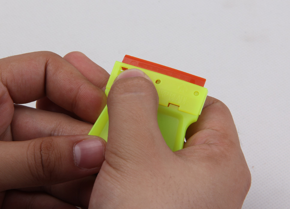 Mini Cleaning Scraper Plastic Razor Scraper W/Double-Edged Plastic Blades or Metal Blades