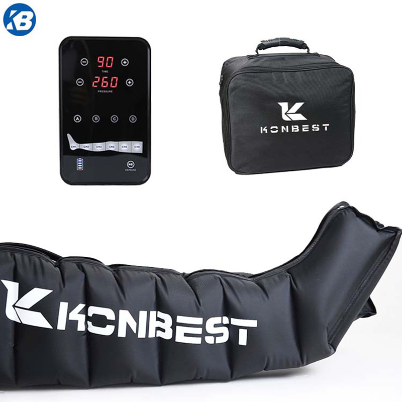 Konbest Presoterapia professional Pressotherapy Air Compression Foot and Leg Massager Recovery Boots