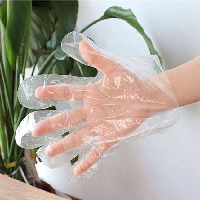 Disposable Gloves Wholesale PE Transparent Disposable Film Plastic Gloves