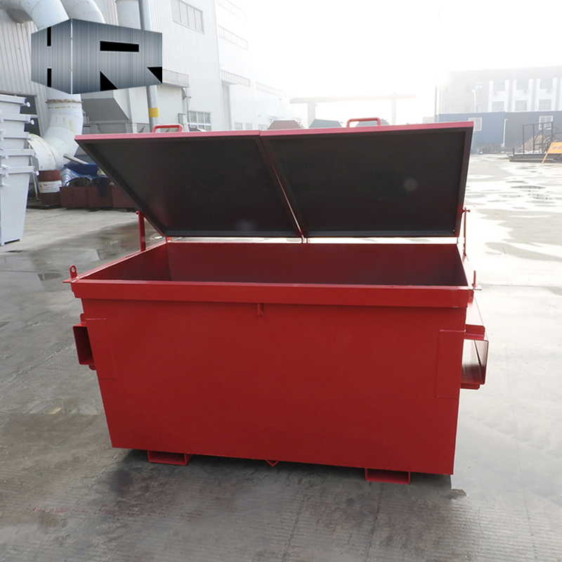 Front Rear Side Load Bins with Steel Lids