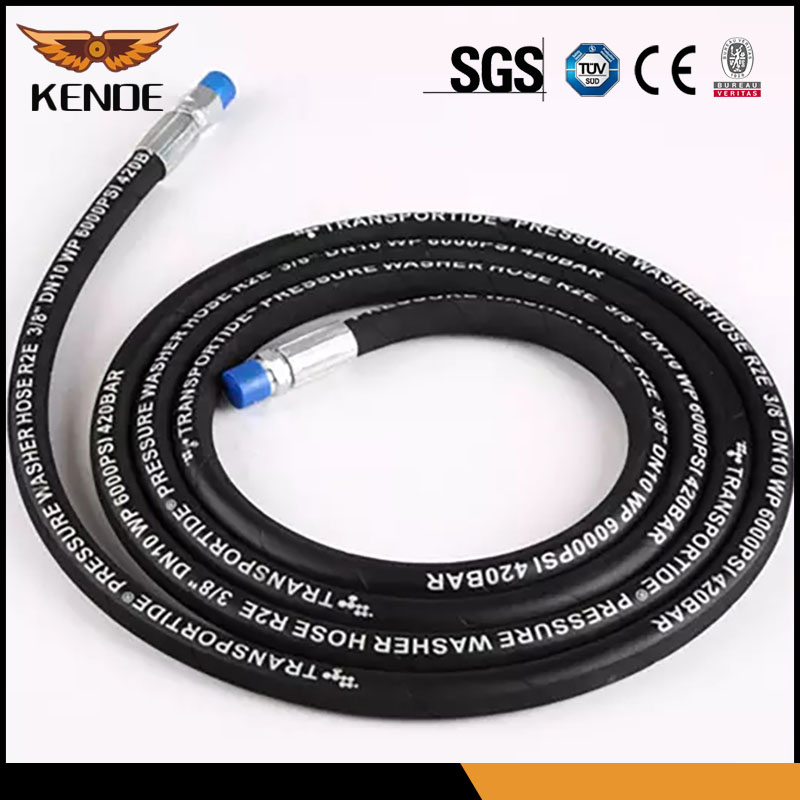 Гидравлический резиновый шланг высокого давления черный