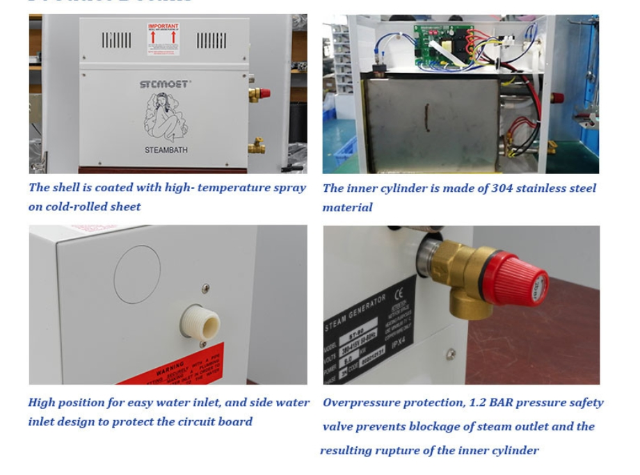 Парогенератор STCMOET 18 кВт для сауны и душа