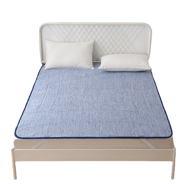 Luxury Cooling Summer Soft Bedding Breathable Sheets 3 Layers Cold Feeling Custom Fitted Sheet
