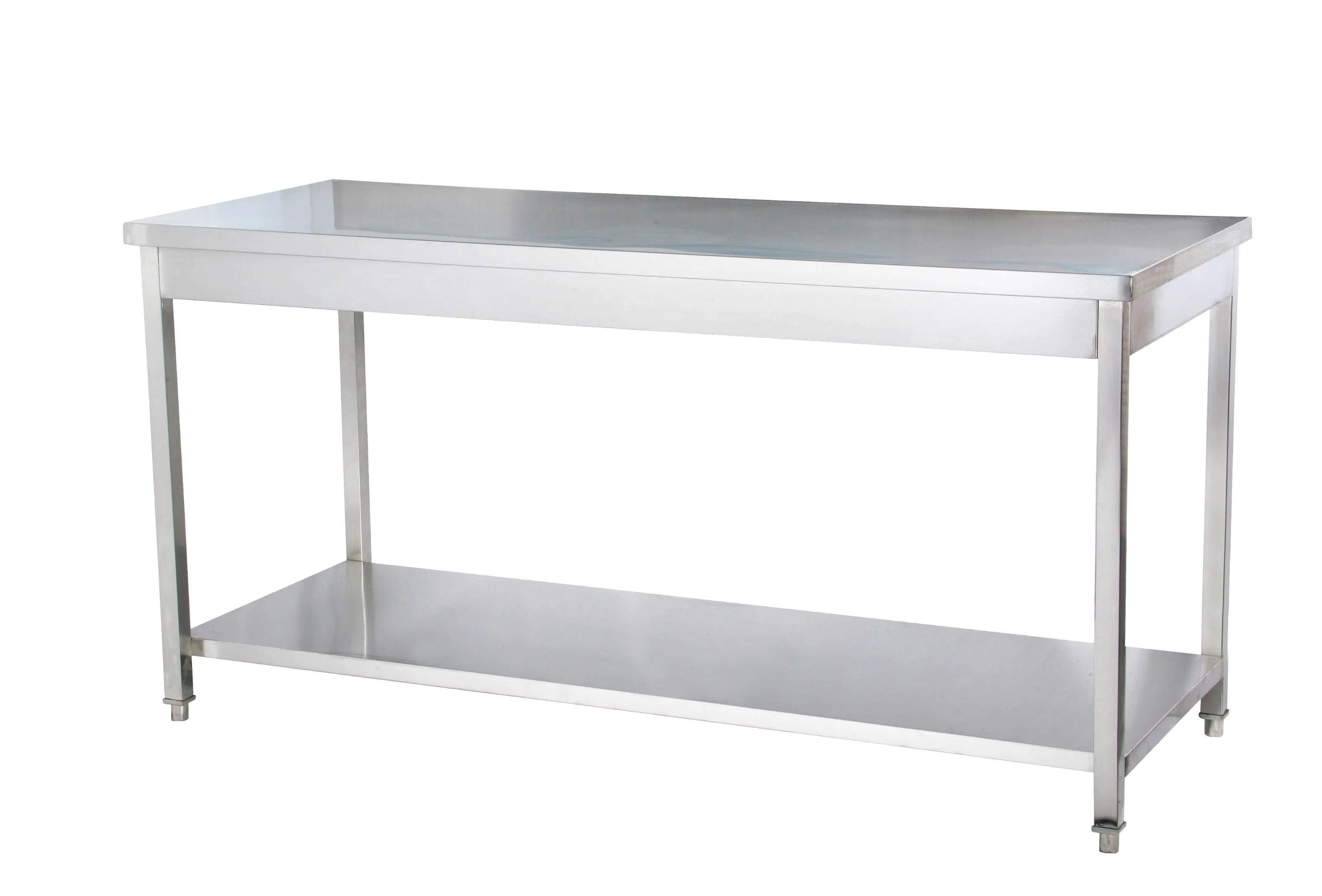 Stainless Steel Work Table with Undershelf Without Backsplash 600mm Width Lh1200X850