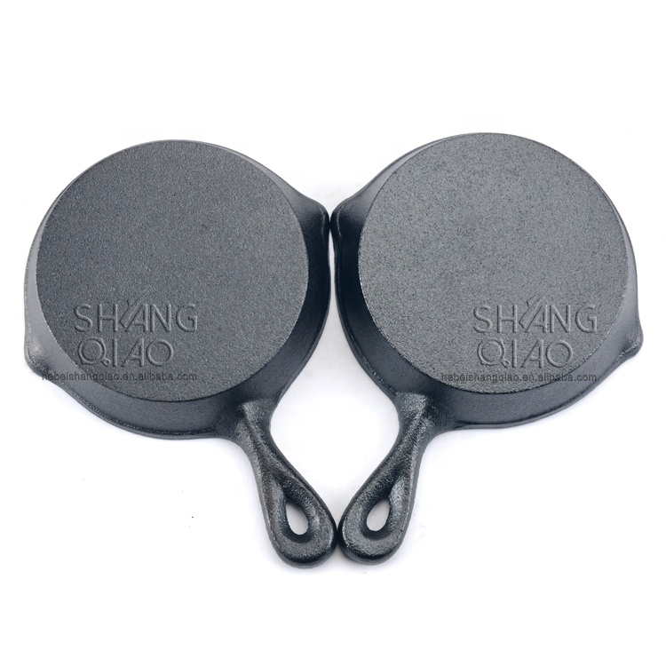 Чугунная мини-сковорода для яиц с предварительной прокалкой