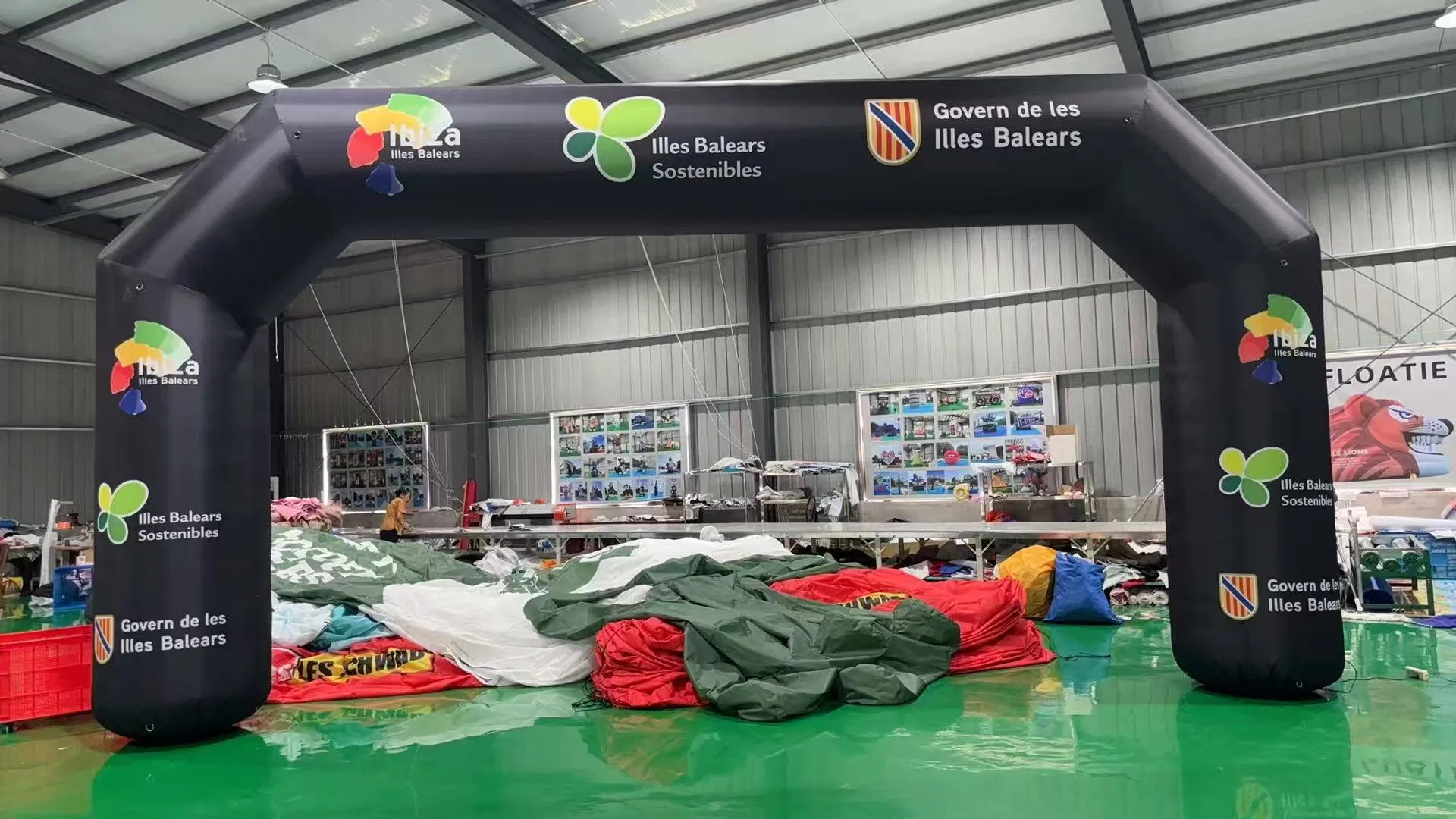 Oxford Cloth/PVC Start Finish Line Race Inflatable Arch Event Inflatable Archway