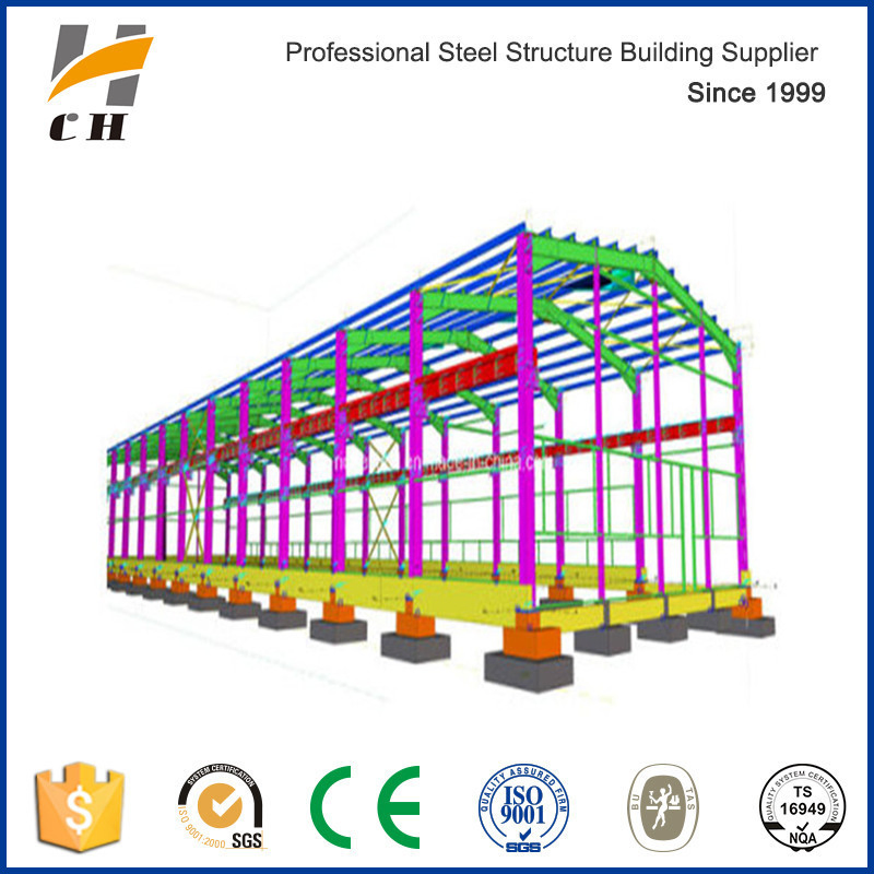 New Design Prefab/Prefabricated Low Price Light Weight Metal Frame Steel Structure Frame Workshop Building
