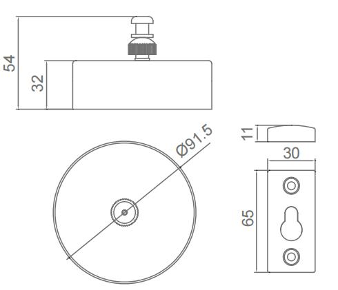 Big Discount Polish Finished Stainless Steel Round Retractable Clothesline