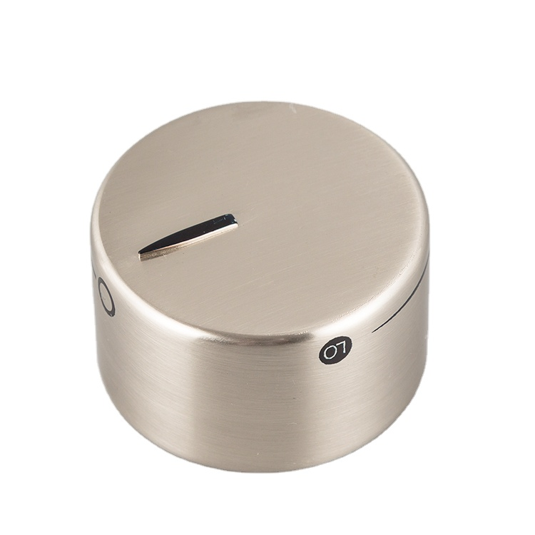 Zamak Gas Oven Control Knob for Temperature Chrome or Nickel Metal