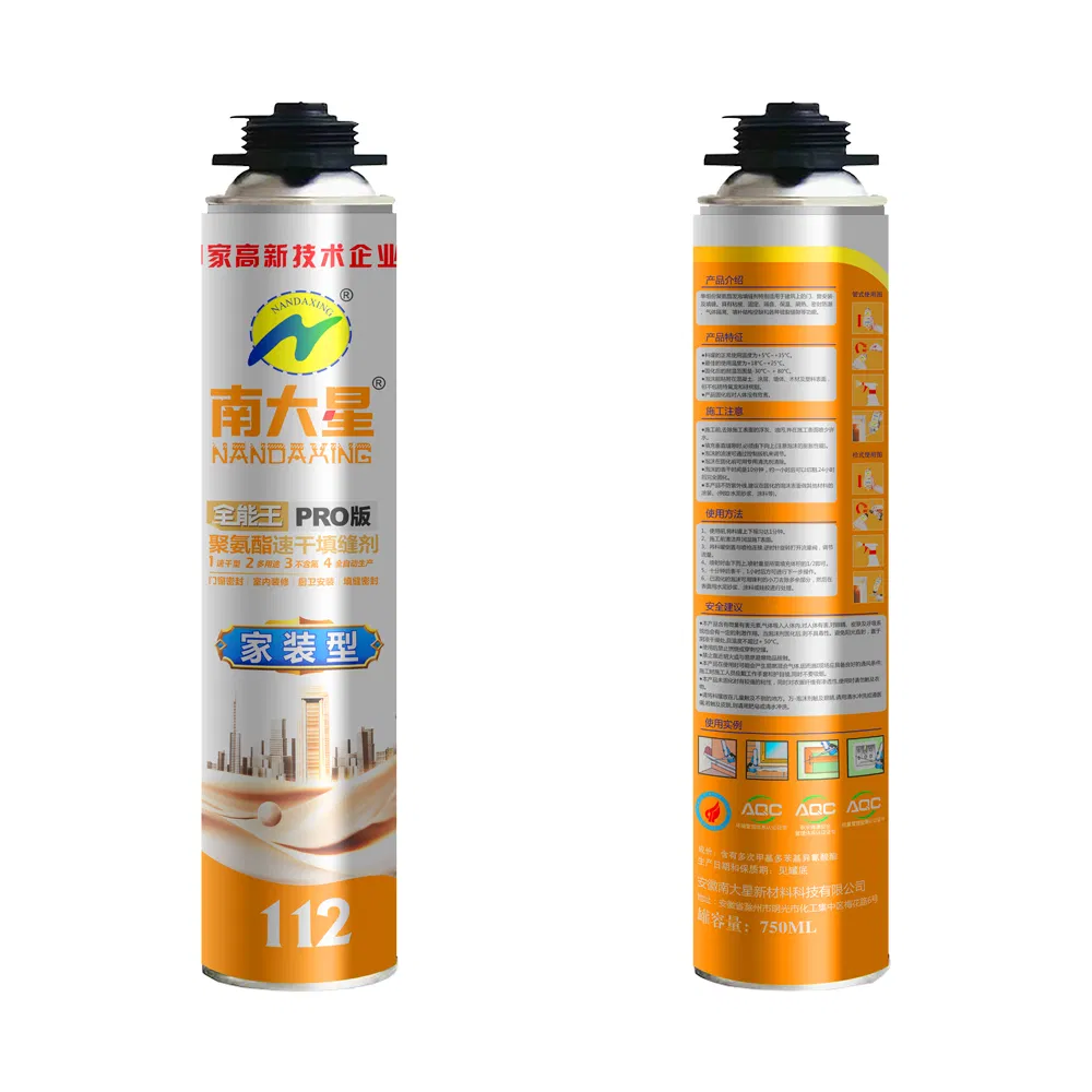 High Flexibility and Toughness Joint Filler Sealant PU Construction PU Foam Adhesive Polyurethane Adhesive