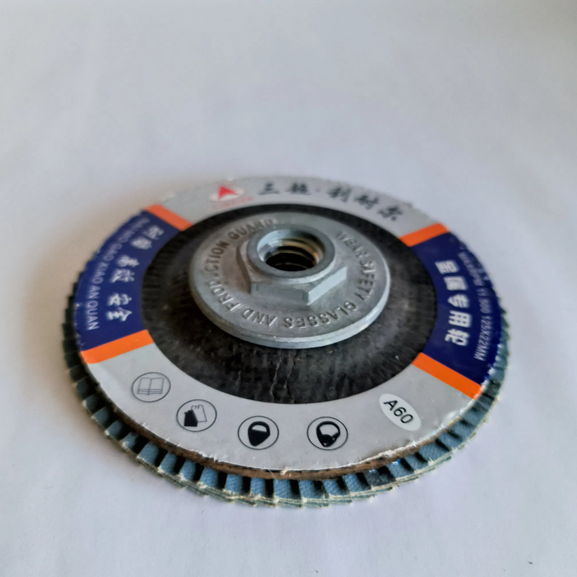 Лепестковый шлифовальный круг 115x22мм, циркониевый