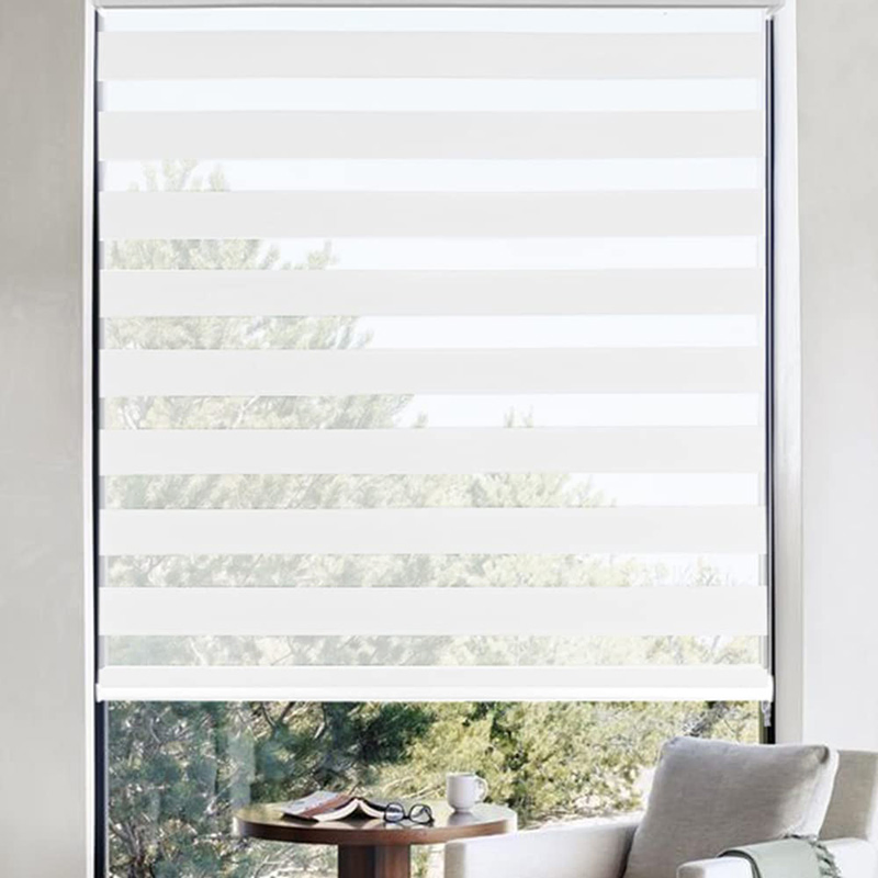 Custom Size and Pattern High Quality Aluminum Alloy Curtain Tracks Zebra Blinds
