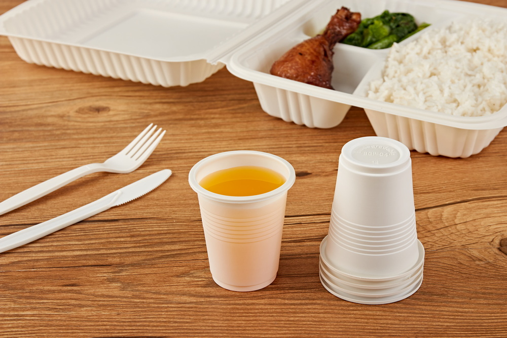 Экологичные одноразовые чашки из кукурузного крахмала, 4oz