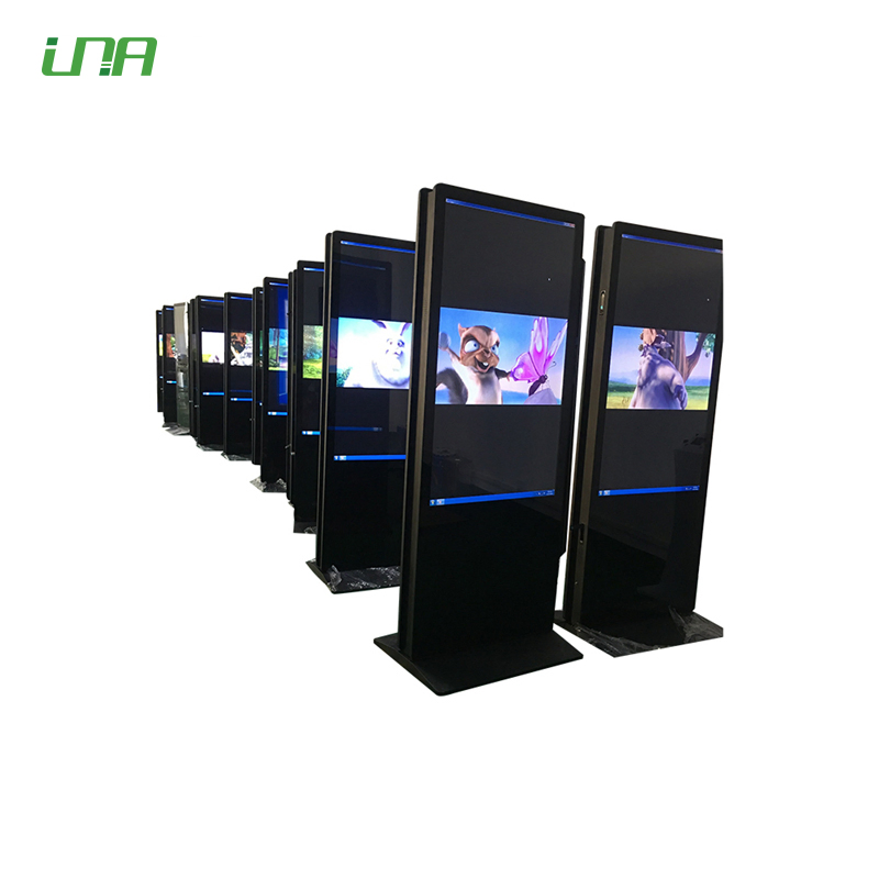 Advertising 2-Face Information 60inch Interactive Display Digital Touch Screen Kiosk