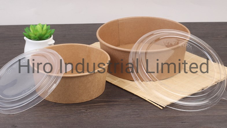 High Quality Kraft Paper Disposable Waterproof Paper Bowl for Ice Cream and Salad