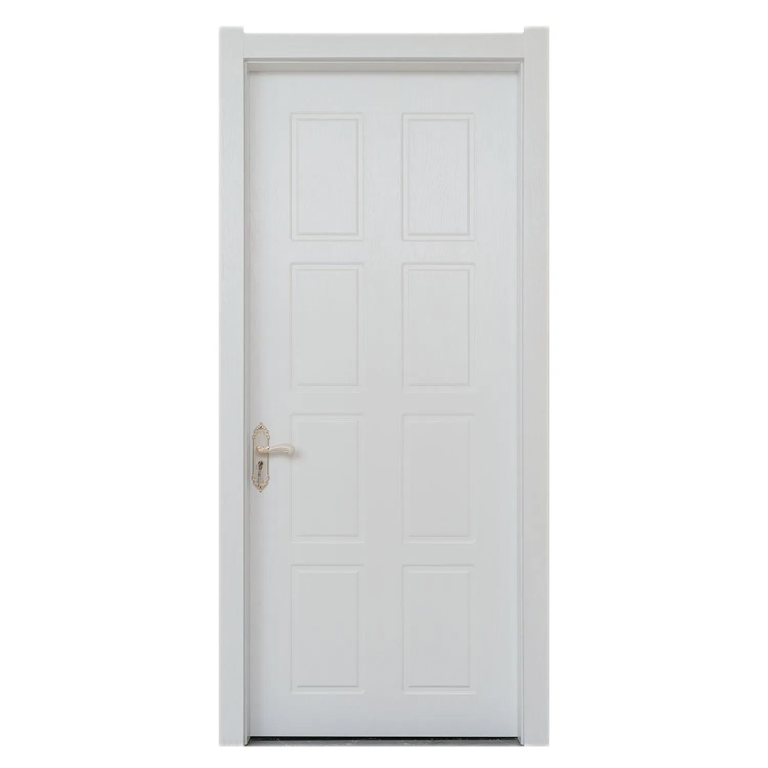 White Primer Interior Hollow Core Wooden Solid Wood Door