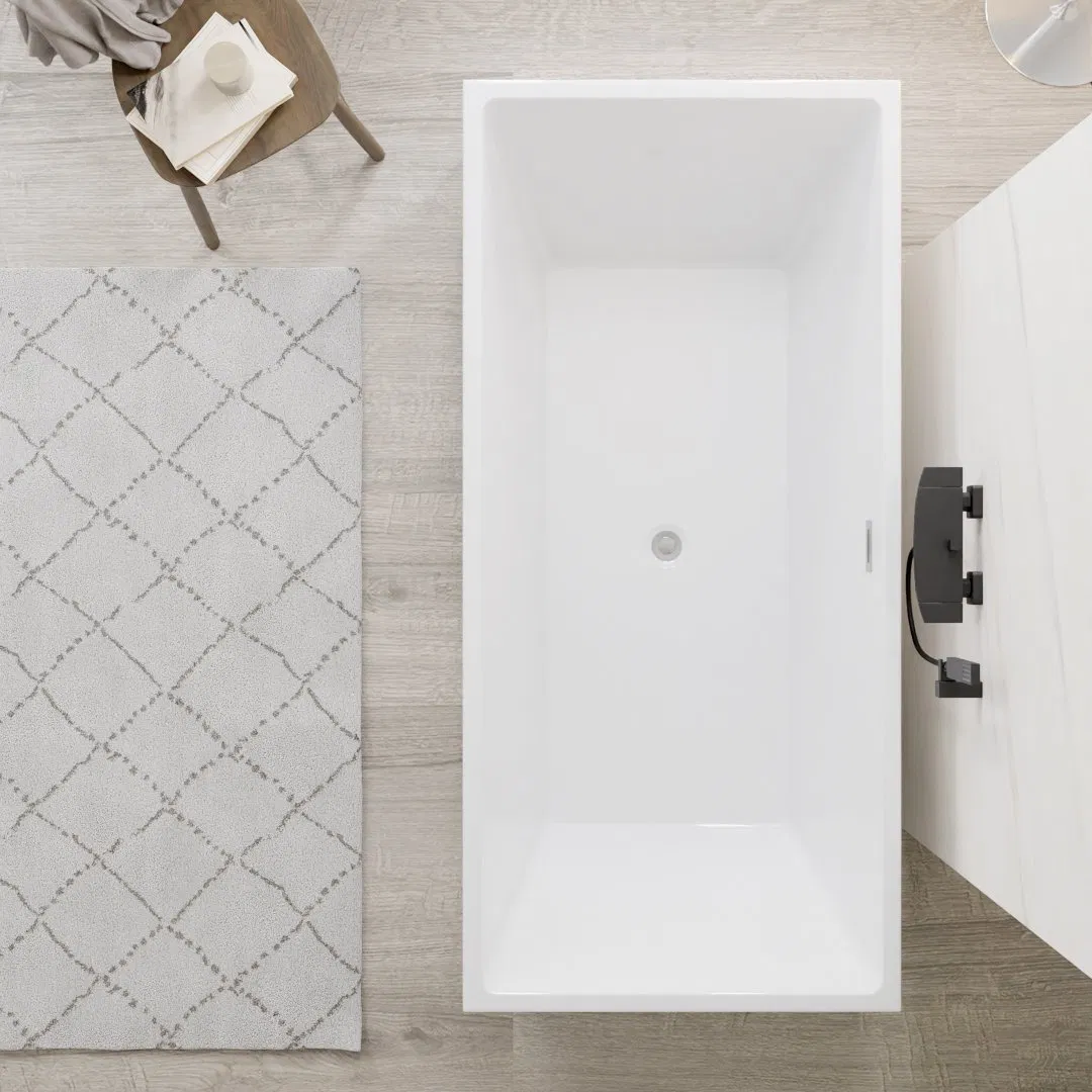 Белая акриловая ванна для замачивания