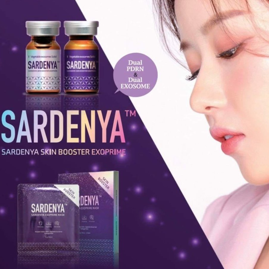 Korea Sardenya Exoprime Skin Booster 117mg X 3 Vials Exosome Skin Booster