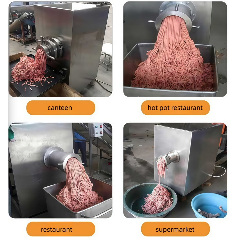 Tc-160 Powerful Commercial Stainless Steel Meat Grinder Mincer Mixer Machine Equipment