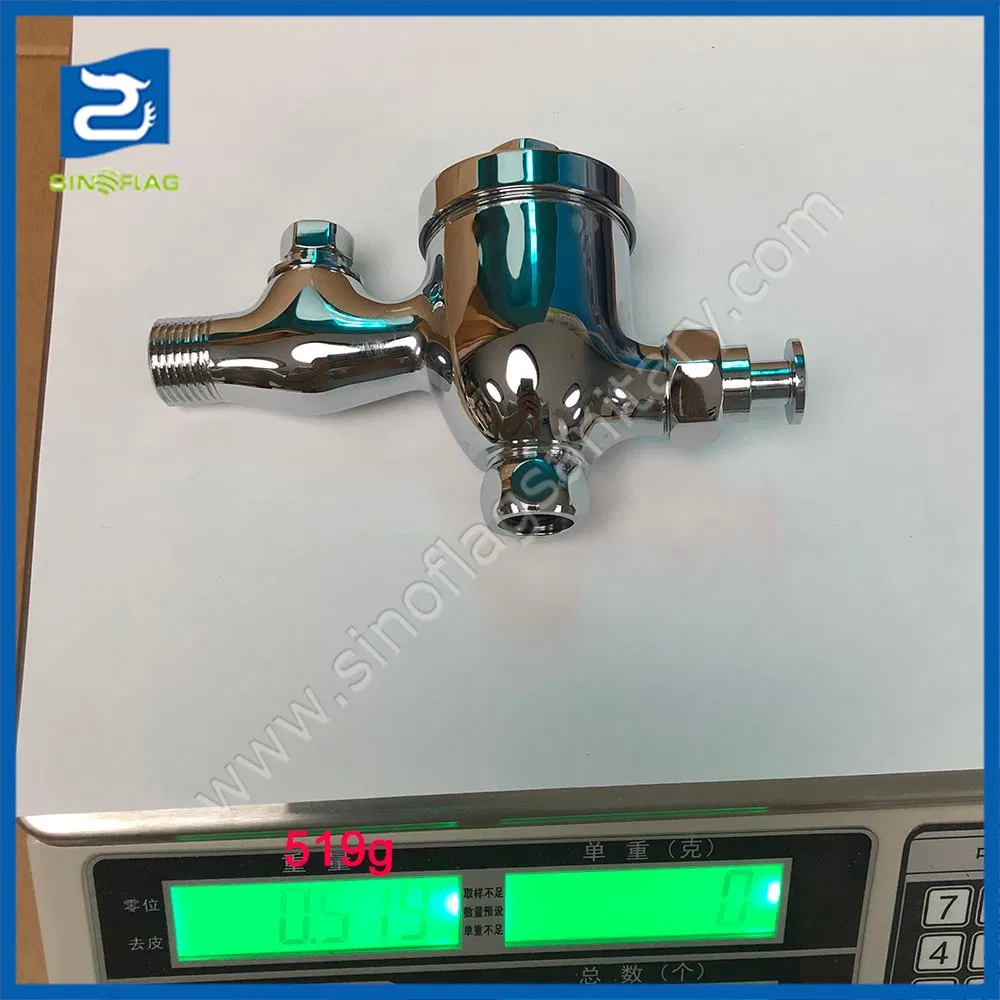 Sanitary Faucet Hand Push Time Delay Toilet Urinal Flush Valve