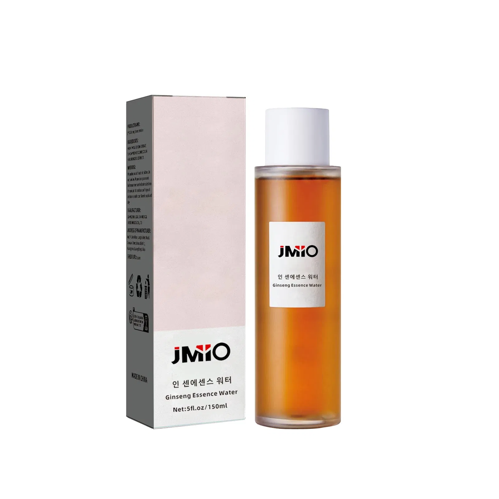 Small MOQ Ginseng Serum Water Hydrating Face High-Quality Vegan Moisturizing Hydrating Facial Toner for Dry Skin