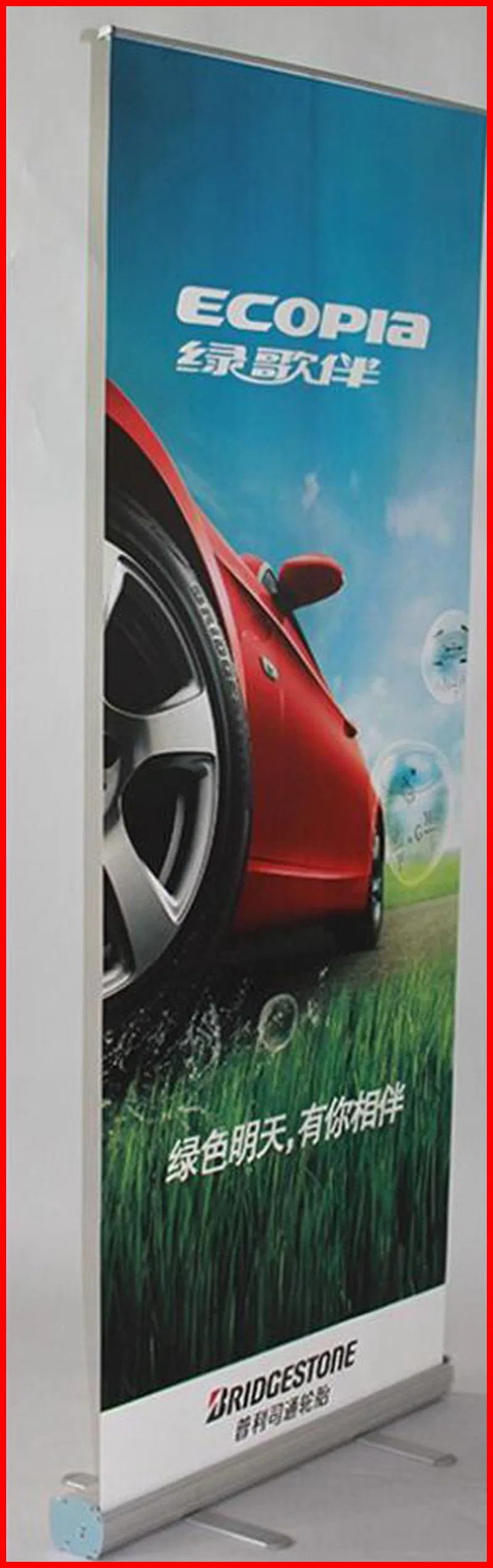 Aluminum Roll up Banner Display Stand Pull up Aluminum Roll up Banner Stands Roll-up Stand for Advertising Display