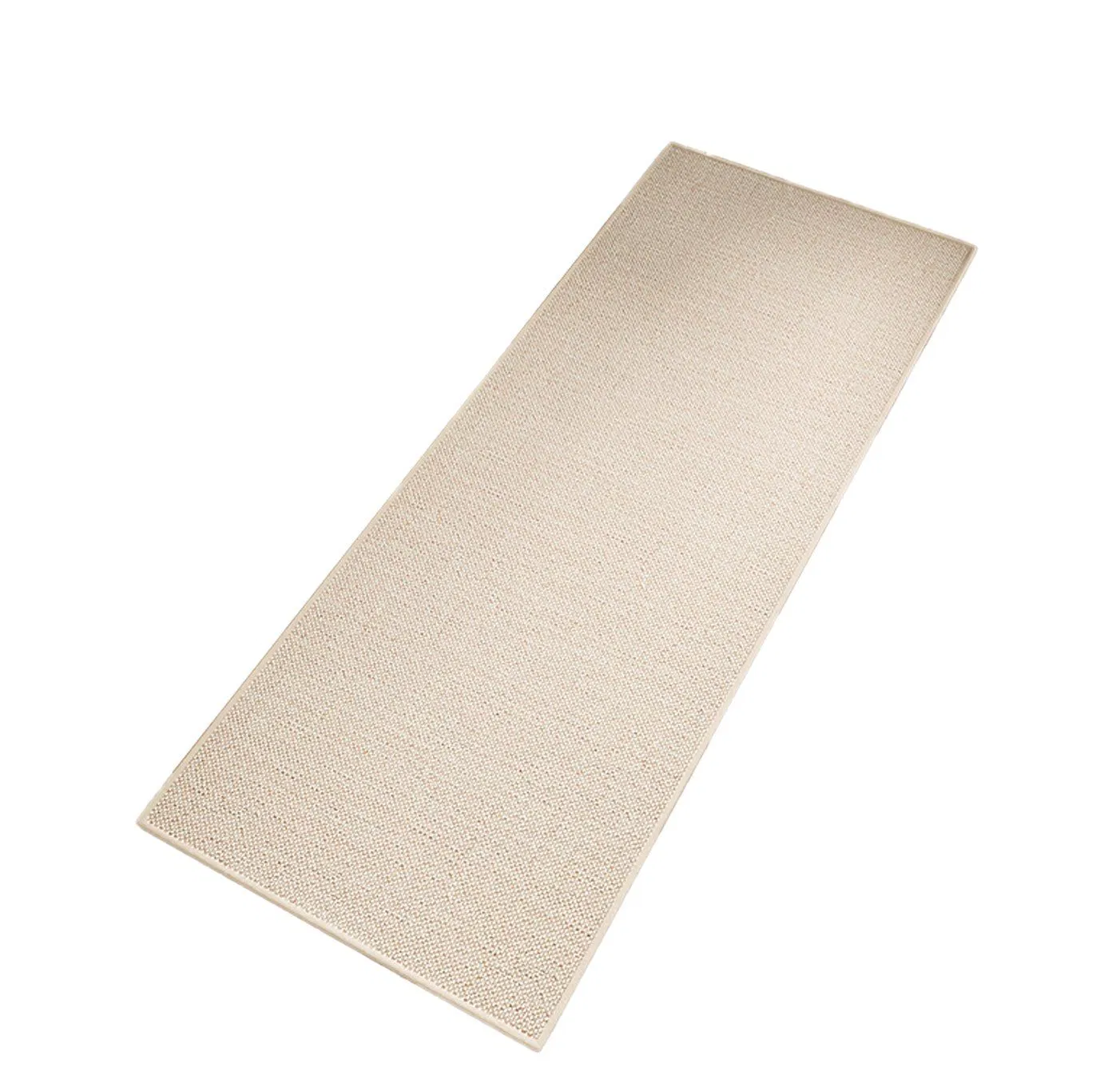 Multi-Purpose Non Skid Rubber Backing Modern Kitchen Floor Mat Faux Linen Mat