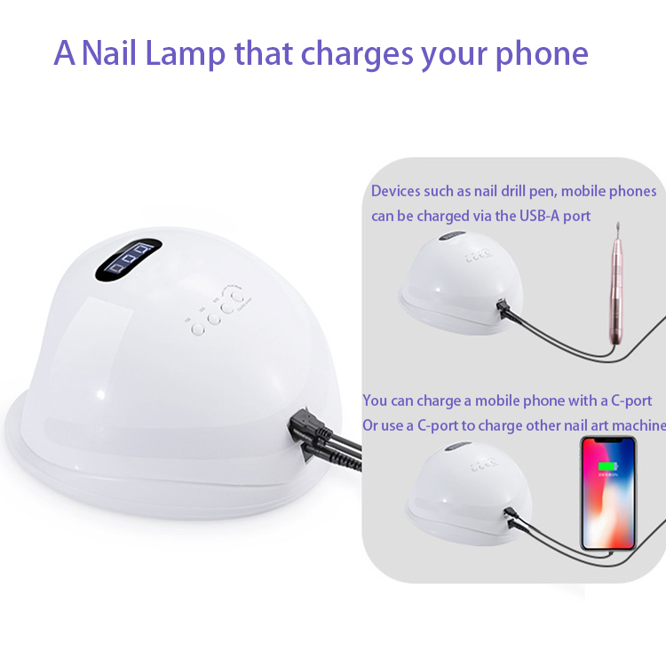 Best UV LED Nail Lamp Dryer for Gel Nails Salon & Home