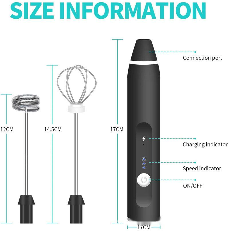 Погружной блендер с венчиком и капучинатором