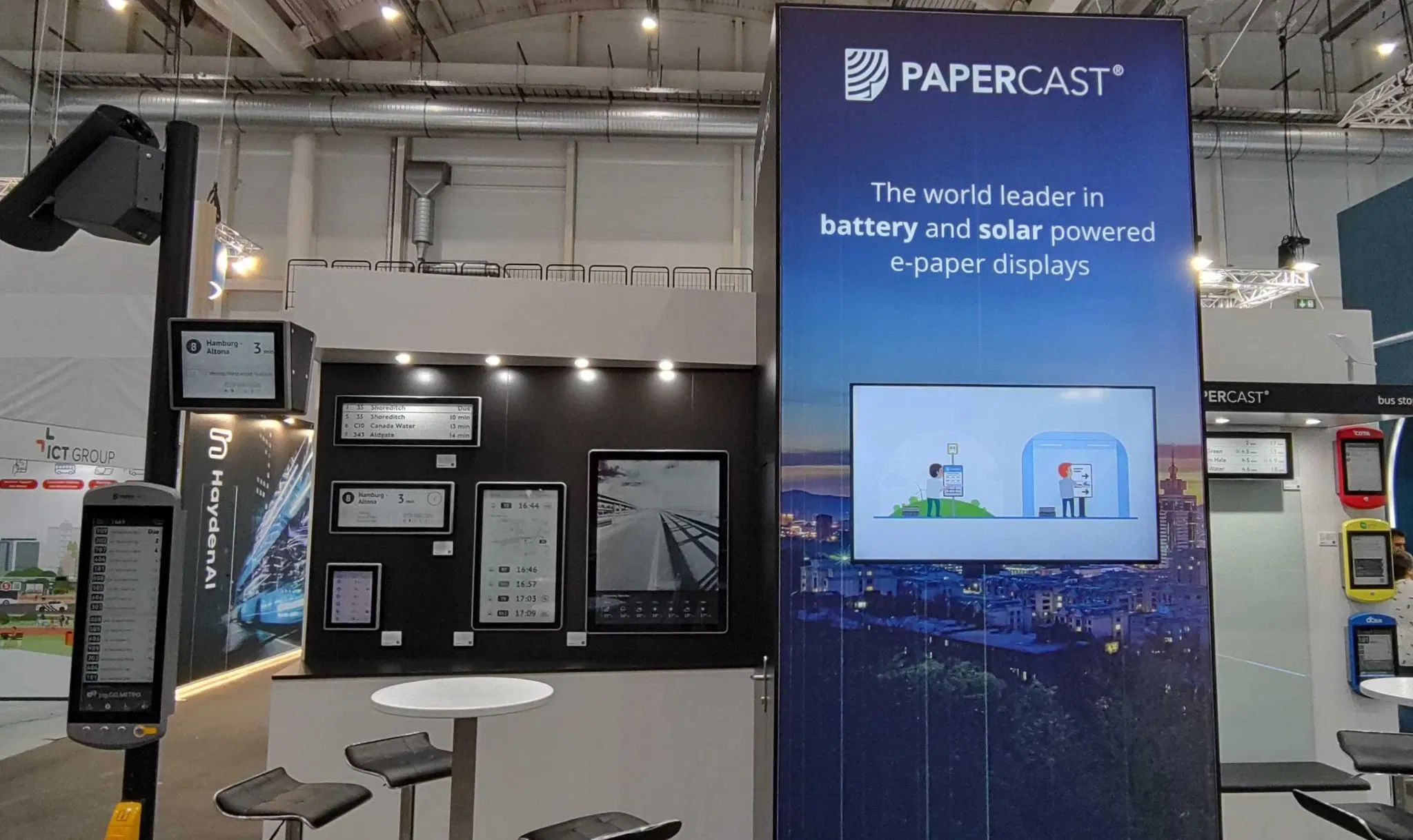 25.3 Inch Solar Power E Ink Display Outdoor E-Paper Display E Book Bus Stop E-Ink Signage