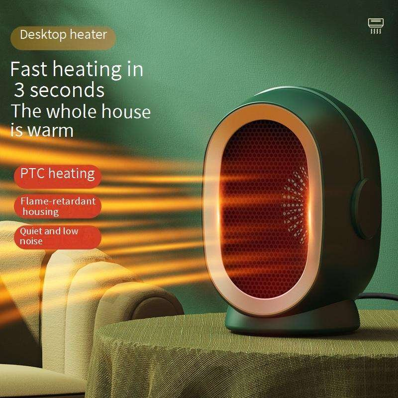 New Household Mini Fan Heater Portable Desktop Fast Heating Ventilation Overheat Protection Deodorization Free Standing